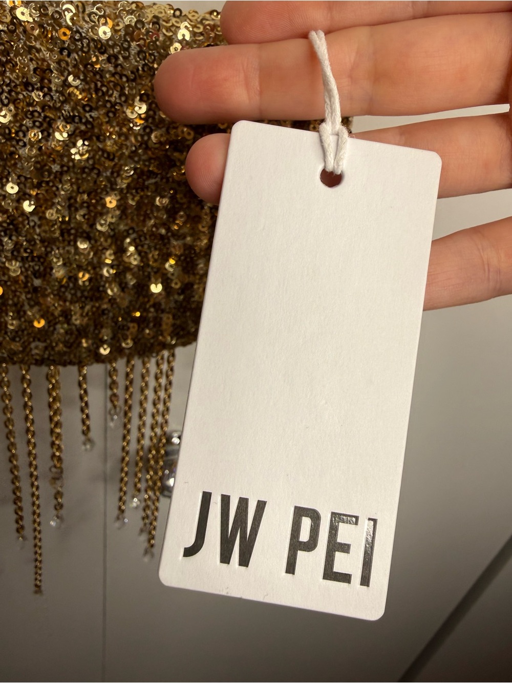 JW PEI Anika Star-Embellished Chain Bag in gold $159 NWT - Picture 7 of 10